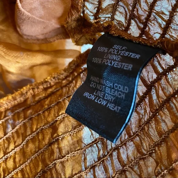 Lulus Brown Button-Front Smocked Crop Top - Picture 8 of 9